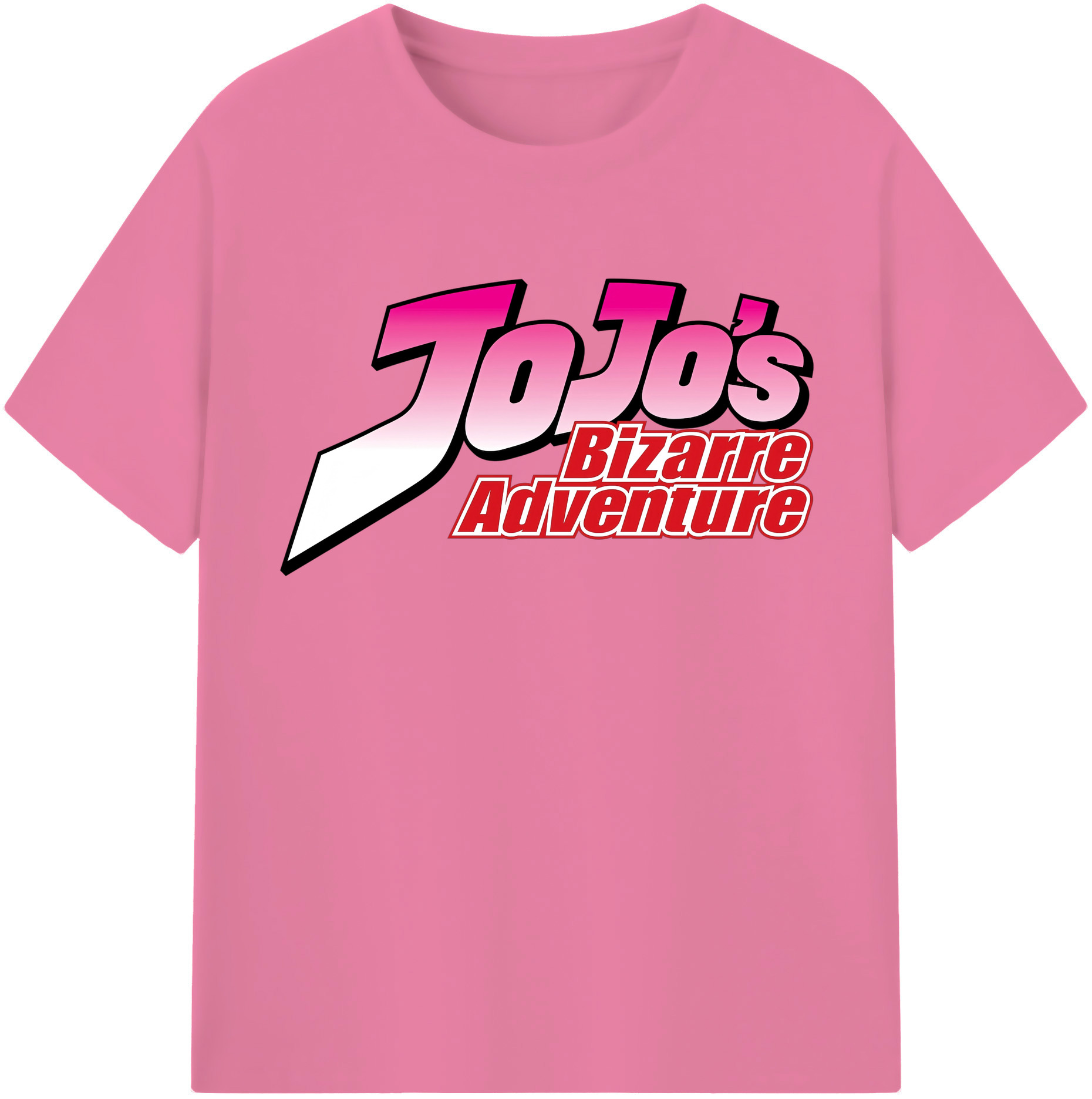 （画像用） ジョジョの奇妙な冒険 JoJo's Bizarre Adventure 綿100％半袖Tシャツ（フロントプリント）